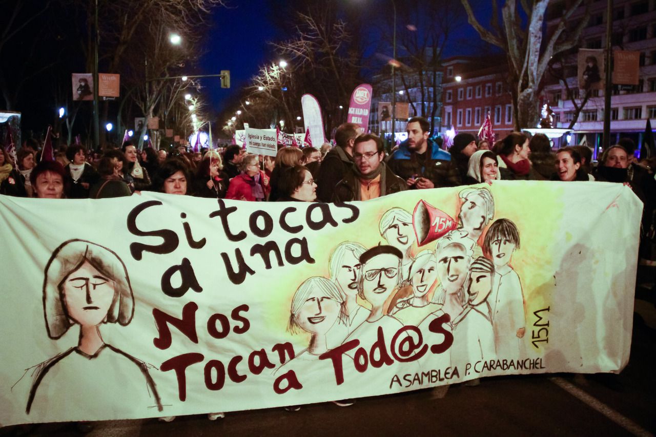 Concentración por el Día Internacional de la Mujer