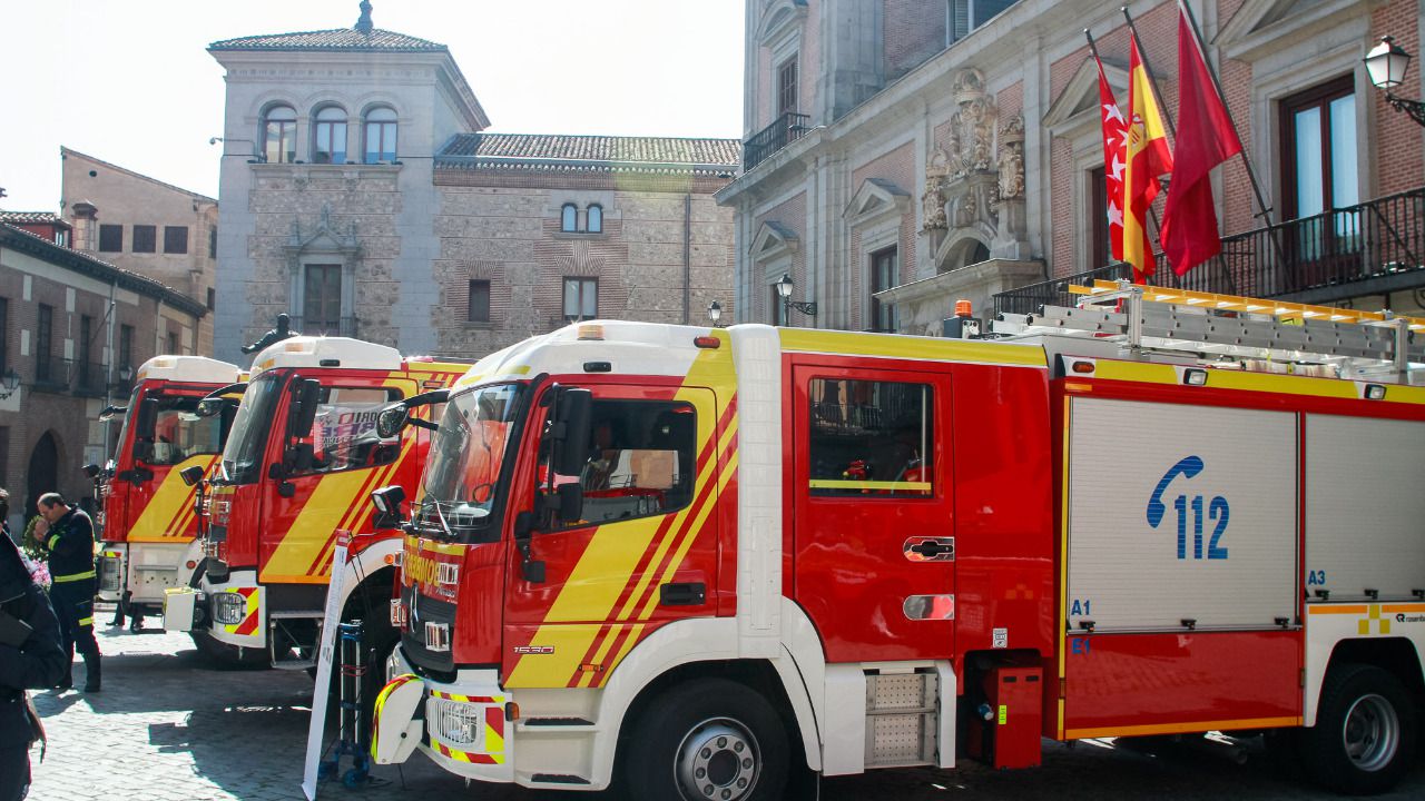 Nueva flota de los bomberos de Madrid
