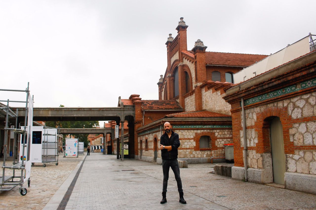 Mateo Feijóo, en las Naves de Matadero