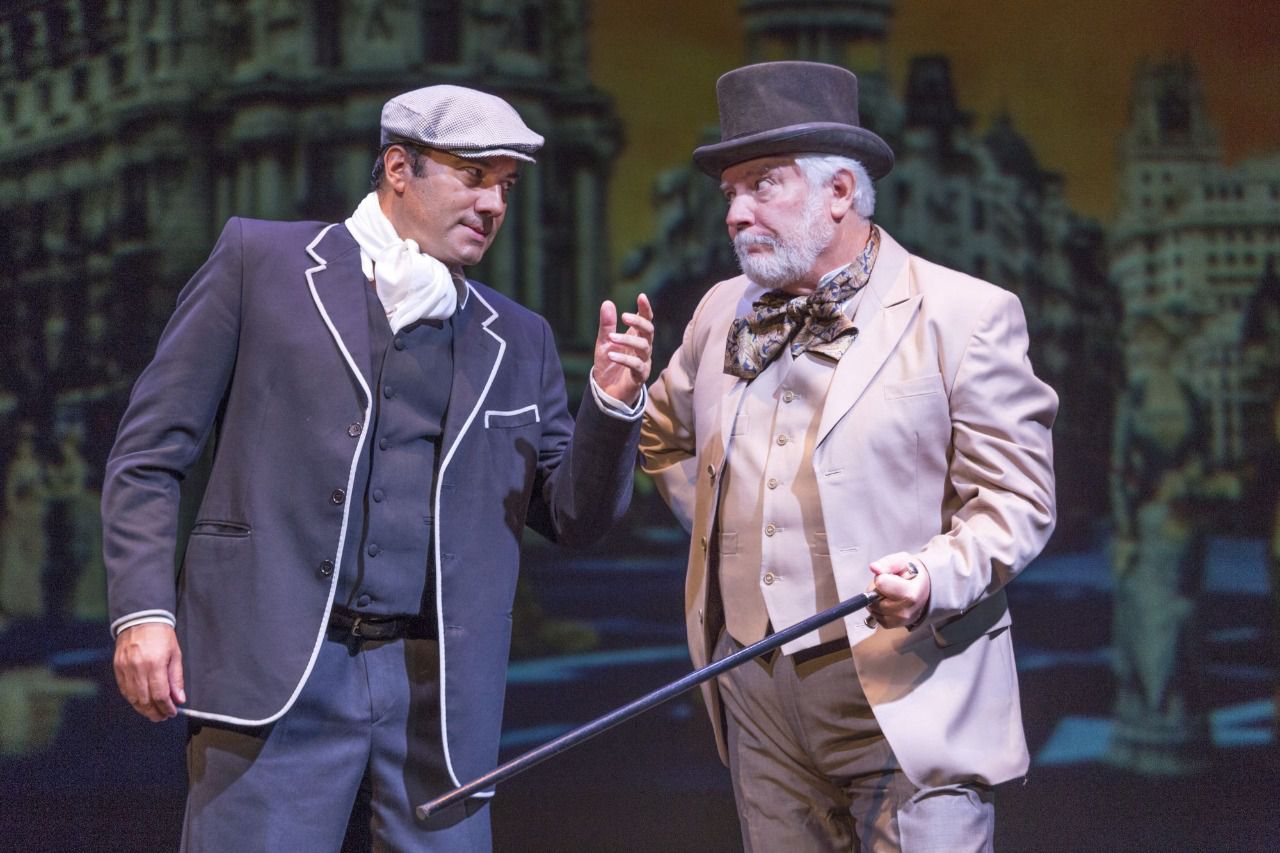 Julián y don Hilarióm: Lorenzo Moncloa y Santos Ariño. (Foto: Antonio Castro)