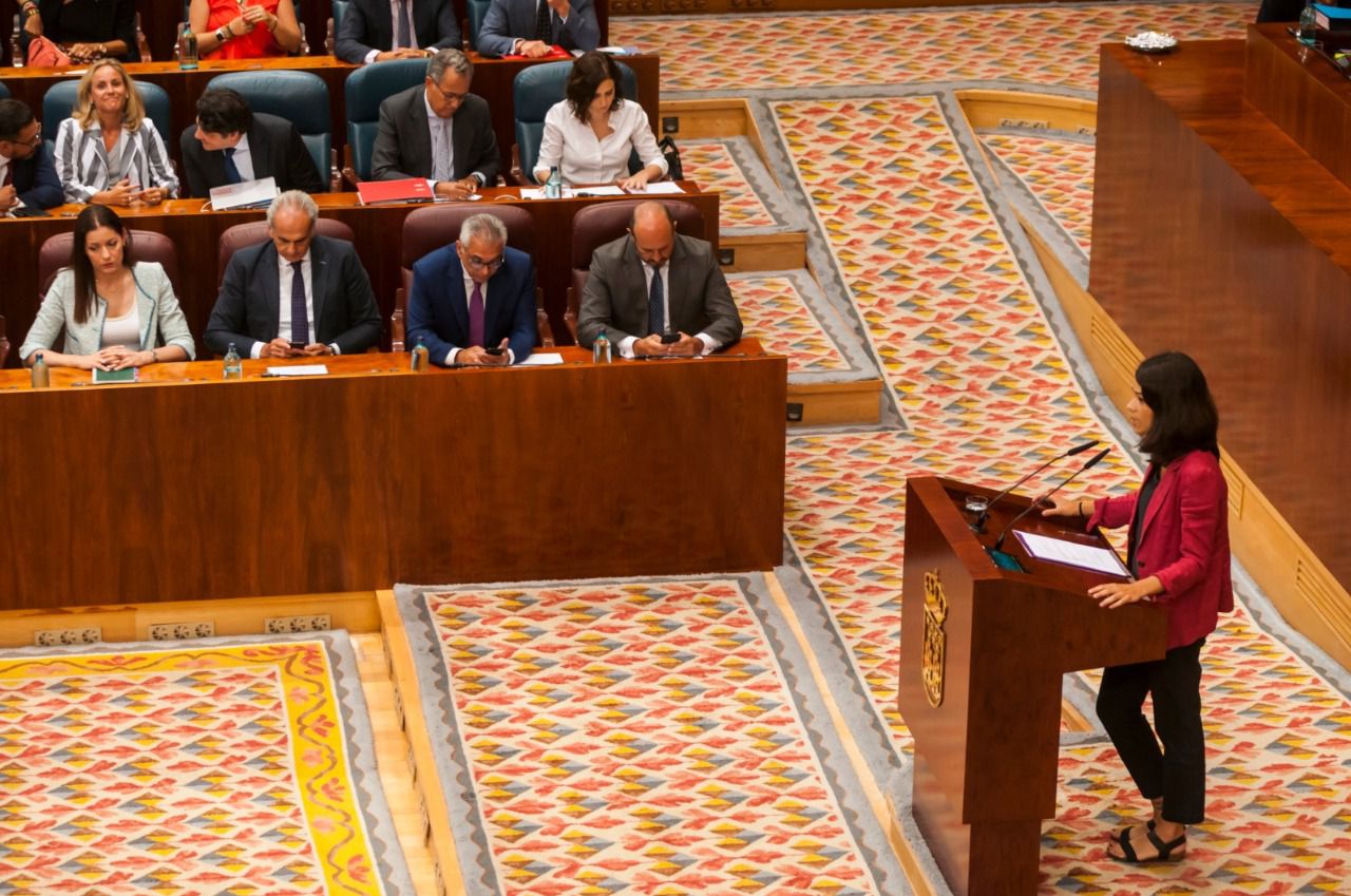 Isa Serra, durante su intervención (Foto: Chema Barroso)