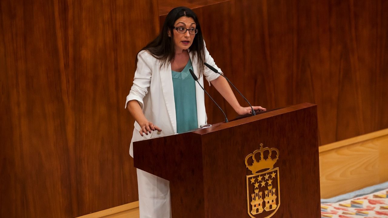 Sol Sánchez, en su discurso (Foto: Chema Barroso)
