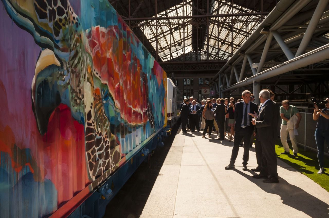 El Tren de Noé, en la estación de Príncipe Pío