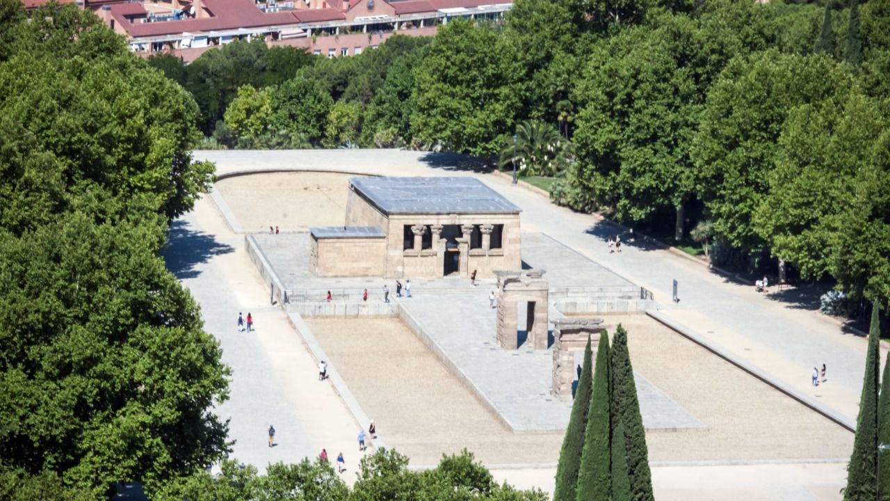 Vistas del Templo de Debod