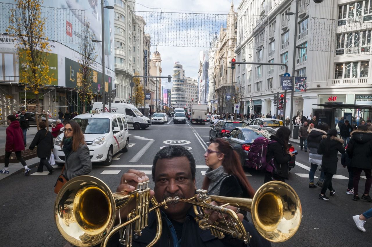 El trompetista Manuel Machado (Foto: Chema Barroso)