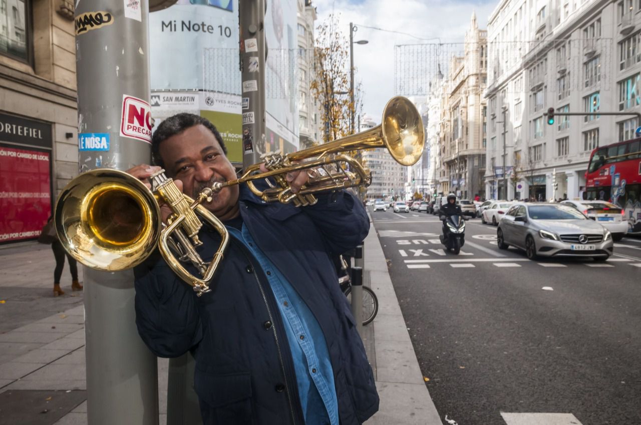El trompetista Manuel Machado. (Foto: Chema Barroso)