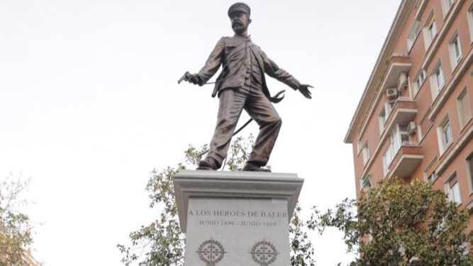 Estatua conmemorativa de 'Los últimos de Filipinas'. (Foto: Ayuntamiento)
