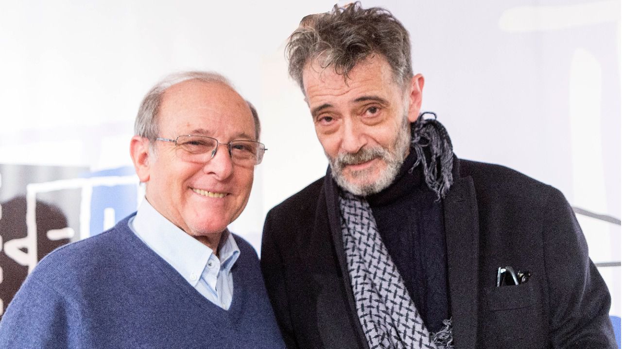 Emilio Gutiérrez Caba y Antonio Vico, pertenecientes a dos de las familias más antiguas del teatro español (Antonio Castro)