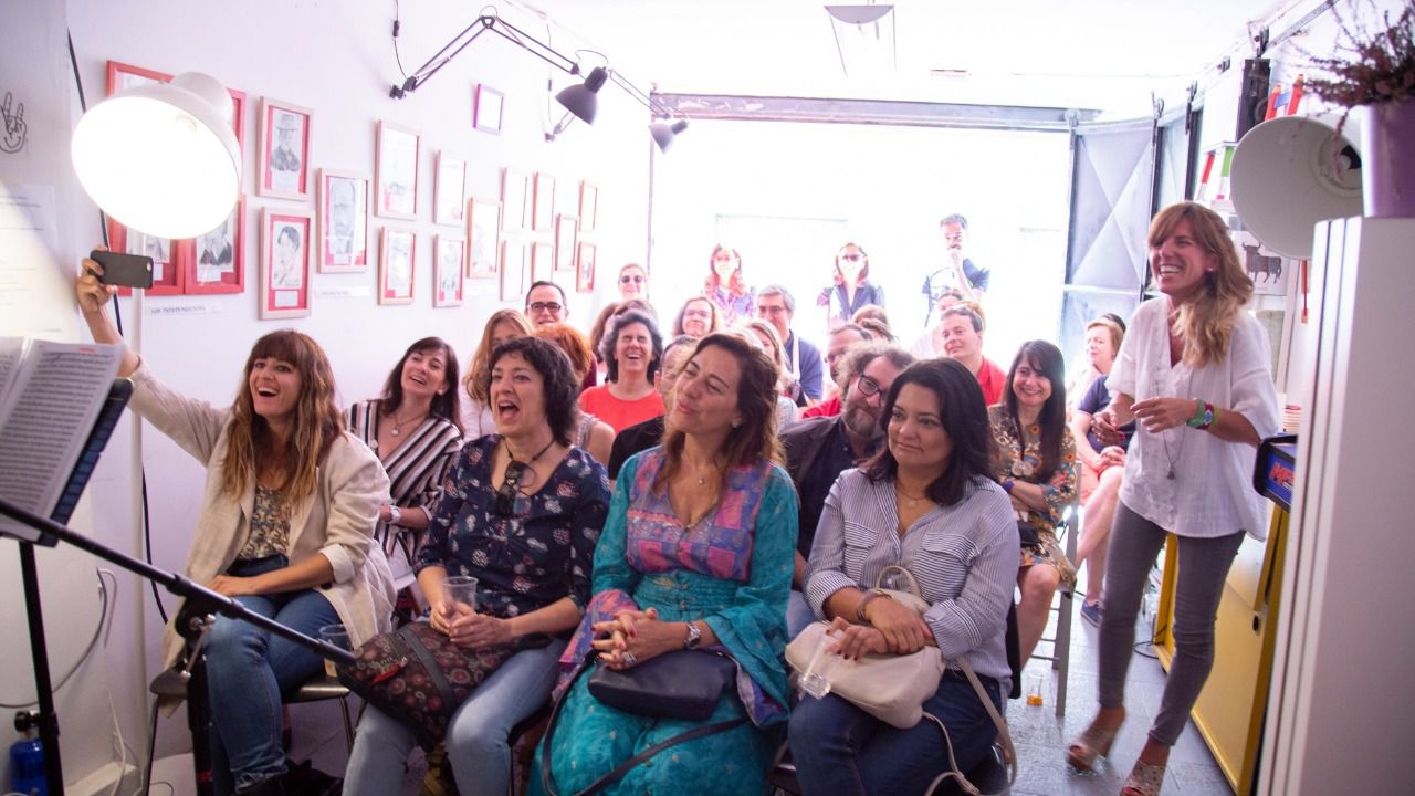 Uno de los eventos de La Tienda de las Palabras antes de la Covid