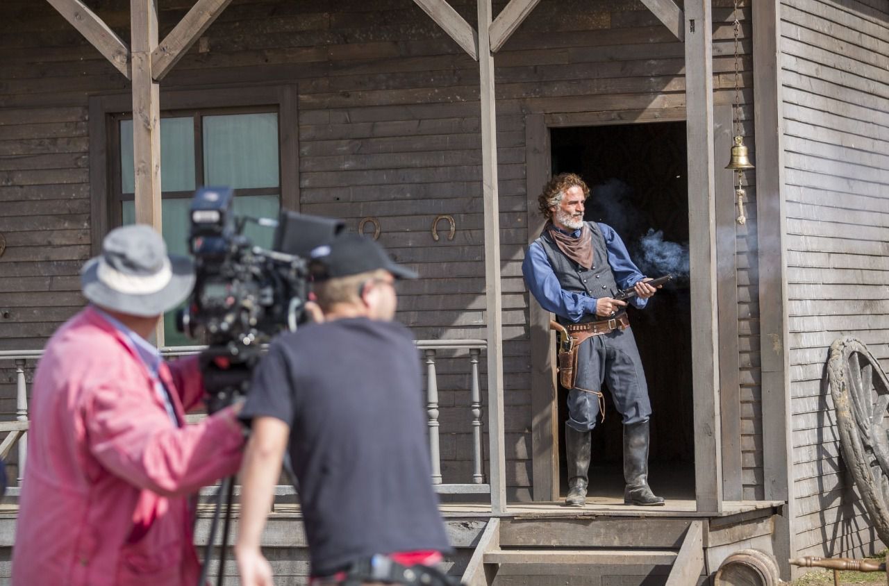 Rodaje de la película `Stop Over in Hell´