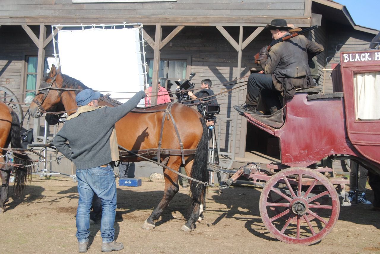 Rodaje de la película `Stop Over in Hell´