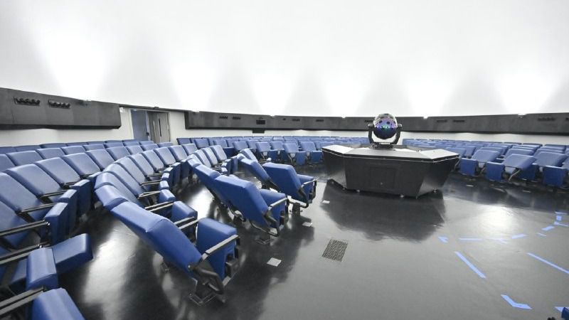 Sala de proyecciones del Planetario de Madrid
