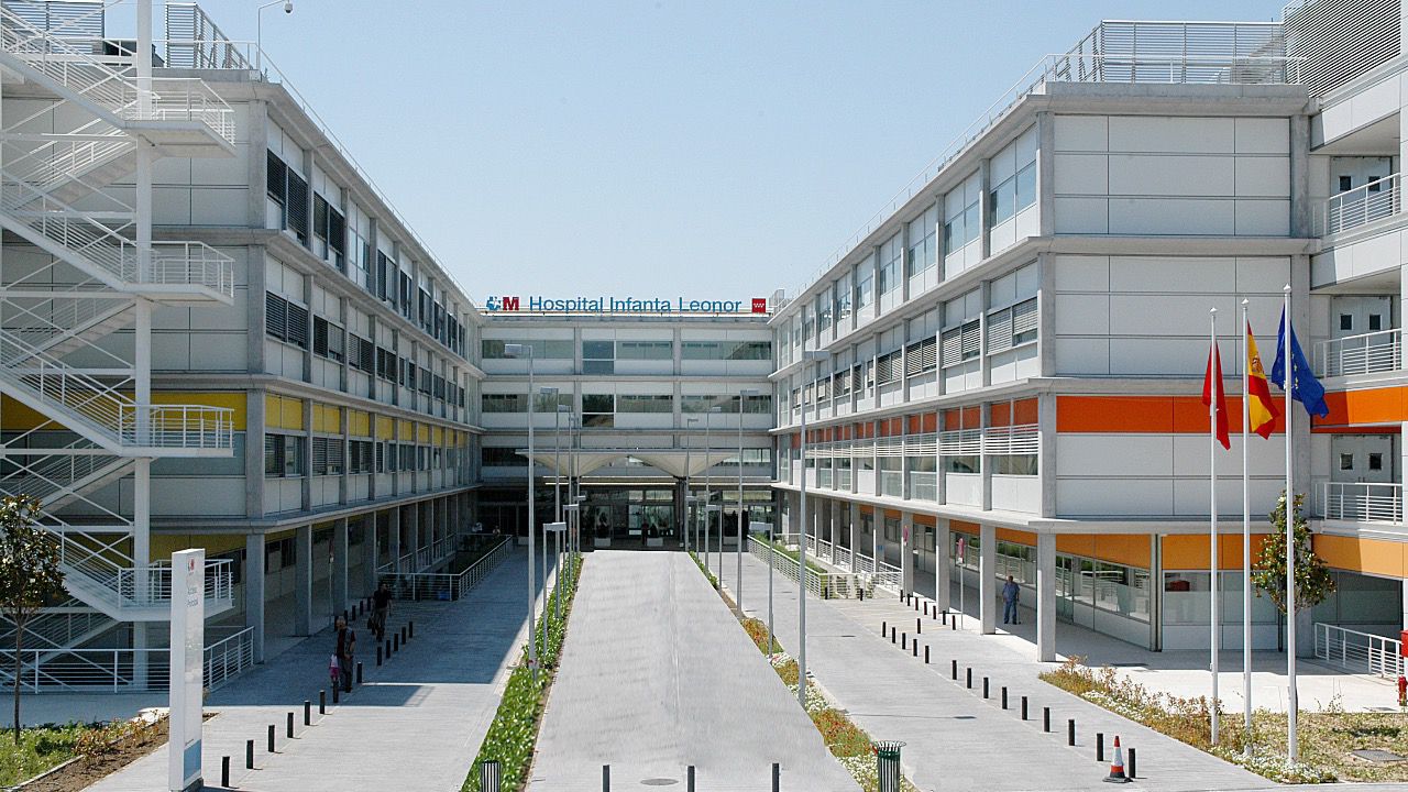 El exterior del hospital Infanta Leonor
