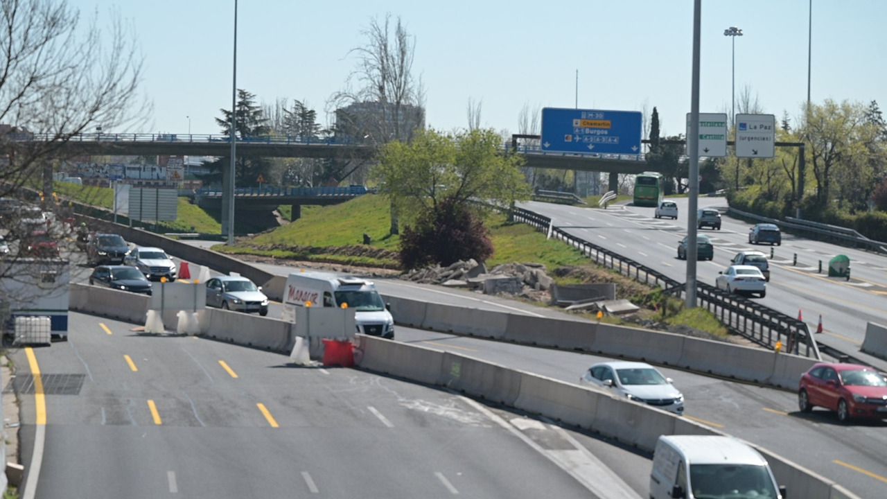 Obras en el nudo Norte (Foto: Chema Barroso)