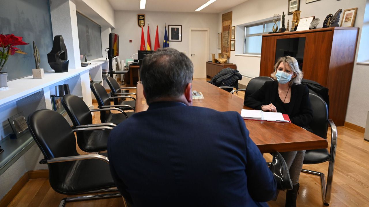 Ramón Jurado, alcalde de Parla, en el Ayuntamiento de la localidad (Foto: Chema Barroso)