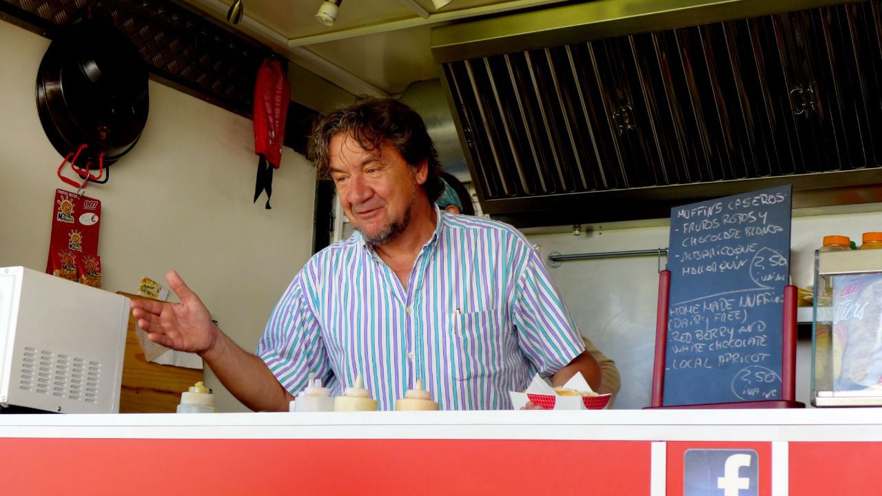 Koldo en su food truck