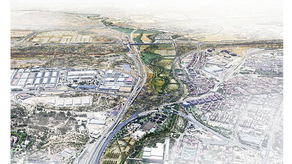 Manantial Sur, proyecto para renaturalizar el entorno del cauce sur del Manzanares bajo el proyecto del Bosque Metropolitano.