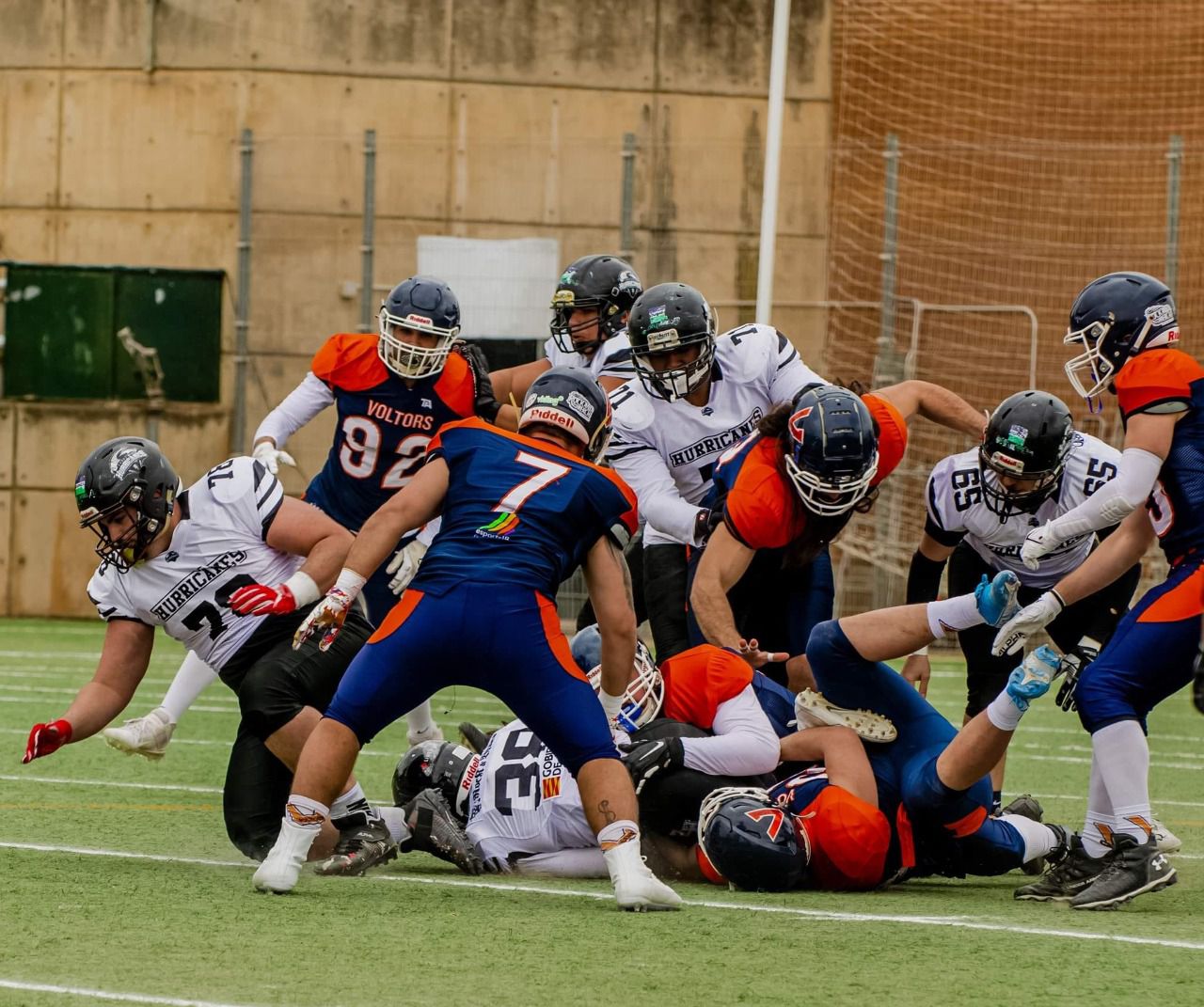 Mallorca Voltors vs Zaragoza Hurricaners (Foto: Vicente J. Cabello)