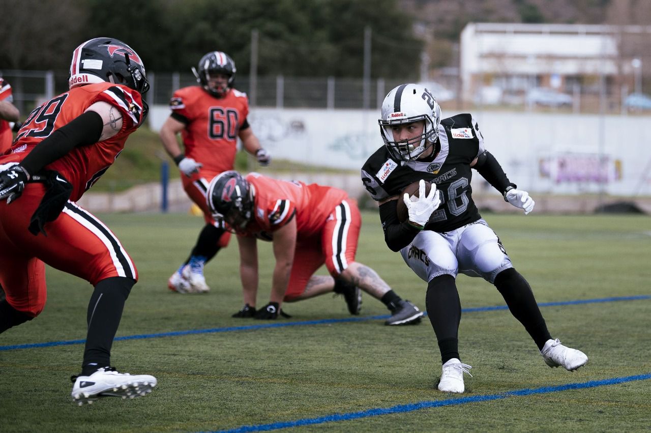 Lídertel Dracs vs L`Hospitalet Pioners (Foto: Noemí González)