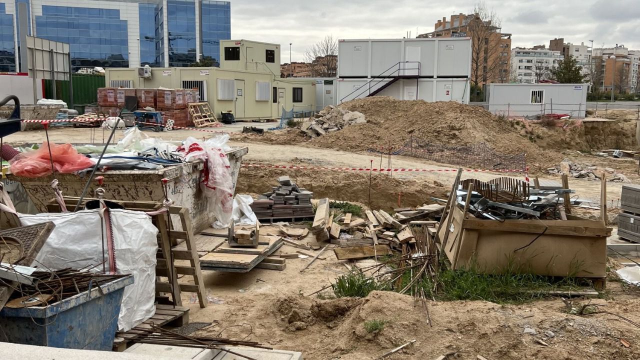 Estado actual de las obras en Las Tablas (Foto: AV Las Tablas)