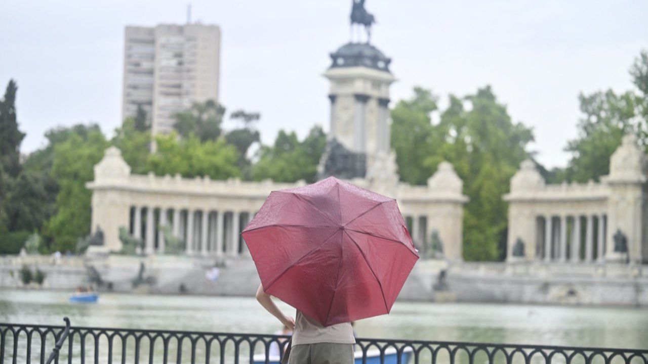 Lluvia en el Retiro (Foto: Chema Barroso)