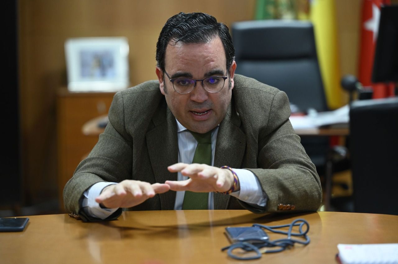 Javier Úbeda, en la entrevista con Madridiario