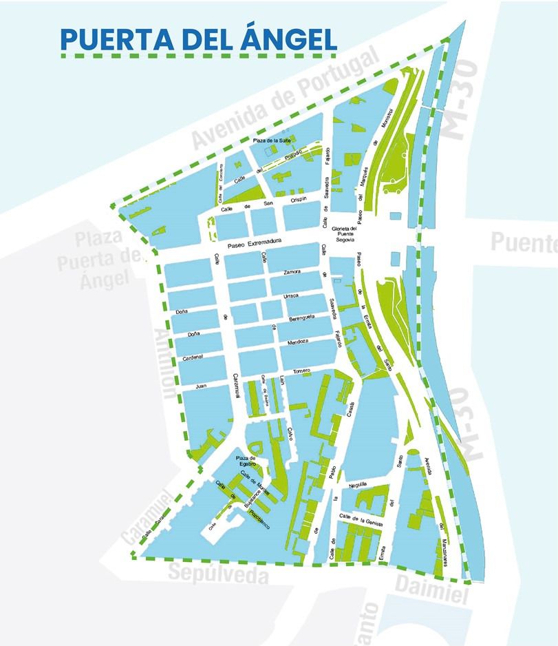 Zona SER en Puera del Ángel (Foto: Ayuntamiento de Madrid)