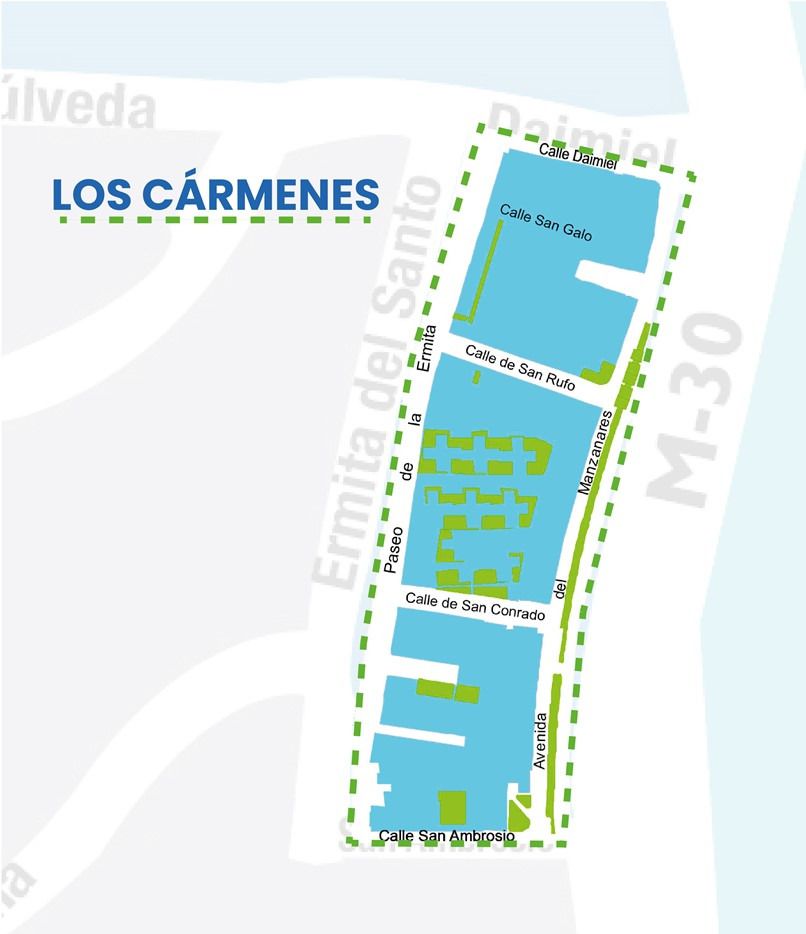 Zona SER en Los Cármenes (Foto: Ayuntamiento de Madrid)