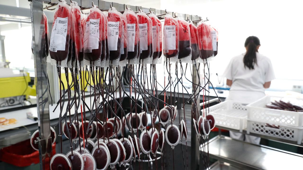 Bolsas con donaciones de sangre (Foto: Comunidad de Madrid)