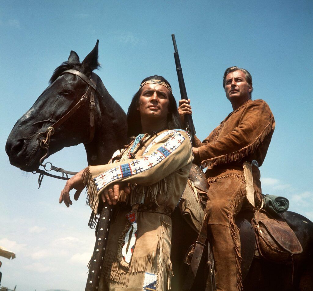 Winnetou y su compañero Old Shatterhand