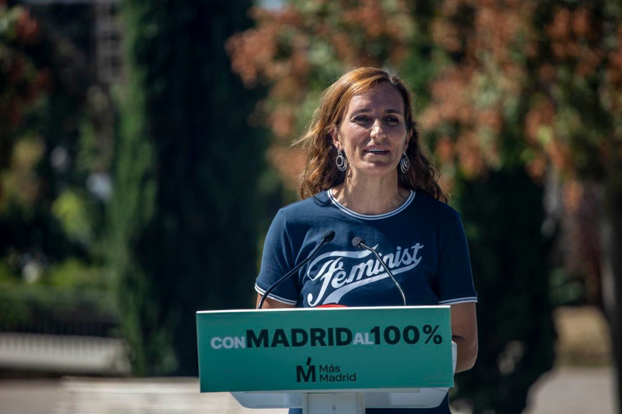Mónica García, portavoz de Más Madrid