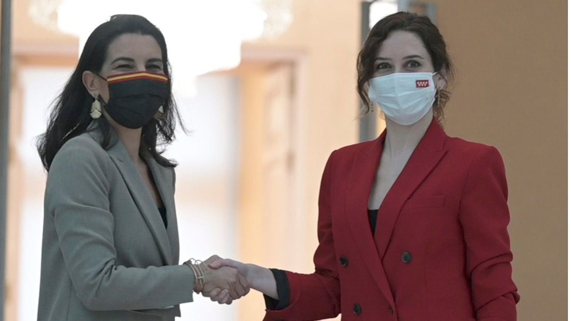 Isabel Díaz Ayuso y Rocío Monasterio