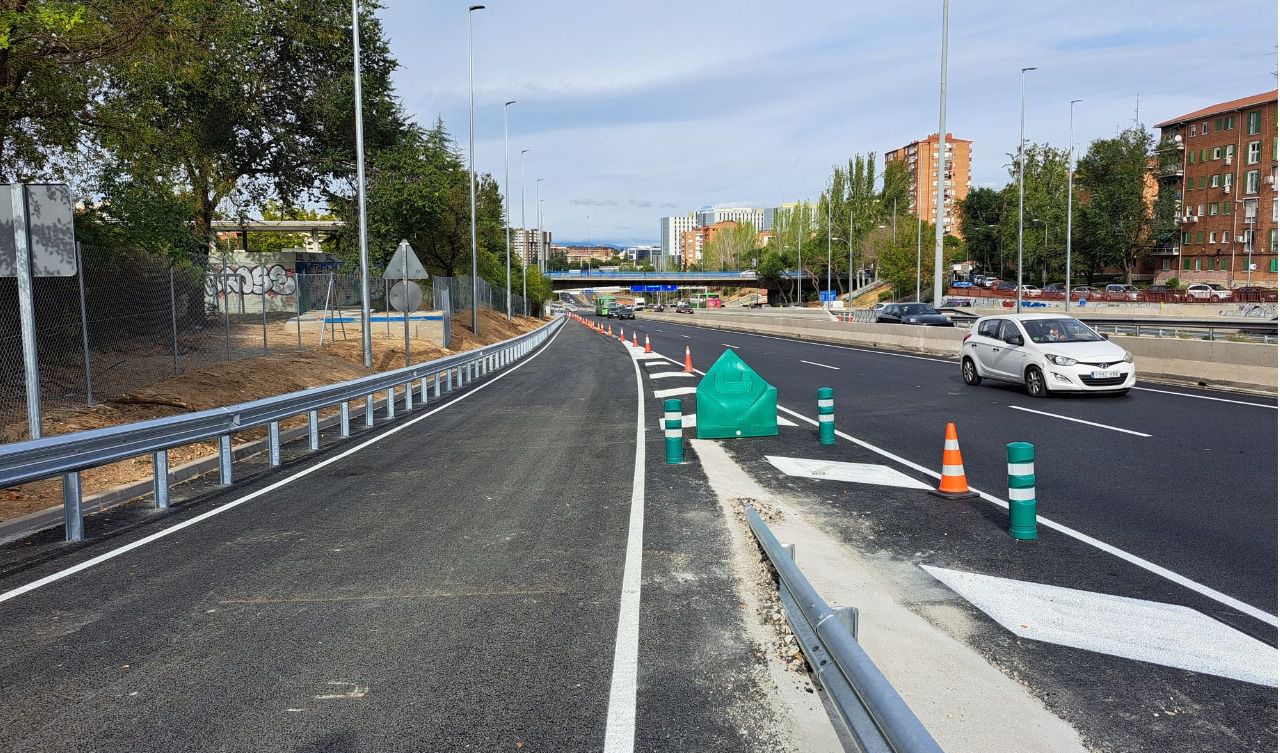 Nuevo ramal de acceso a las Urgencias desde la M-607. Foto: Lucía Martín