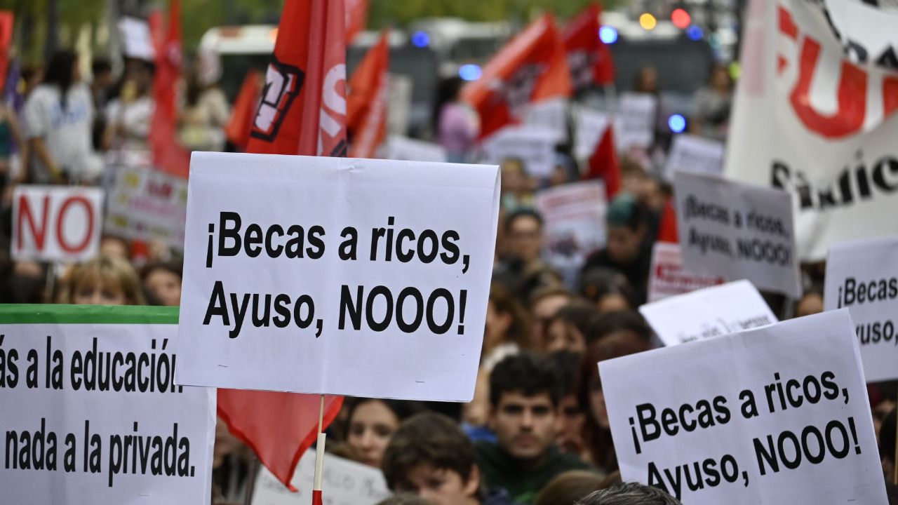 Los estudiantes en Callao (Foto: William Criollo)