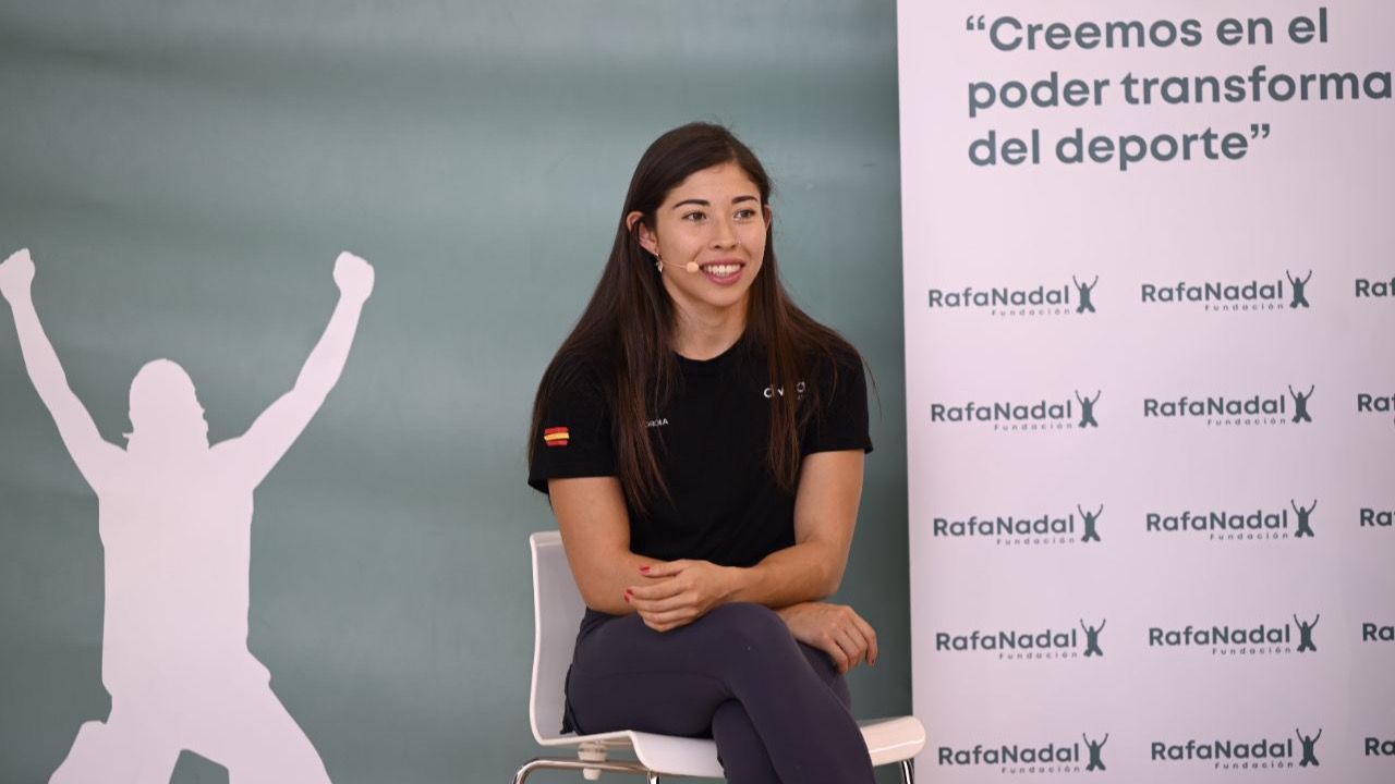 Stefy Navarro, subcampeona del mundo de parkour. Foto: Chema Barroso