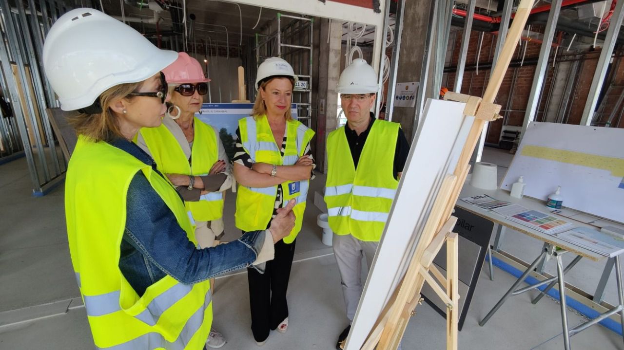 Obras en una escuela infantil municipal en El Cañaveral.
