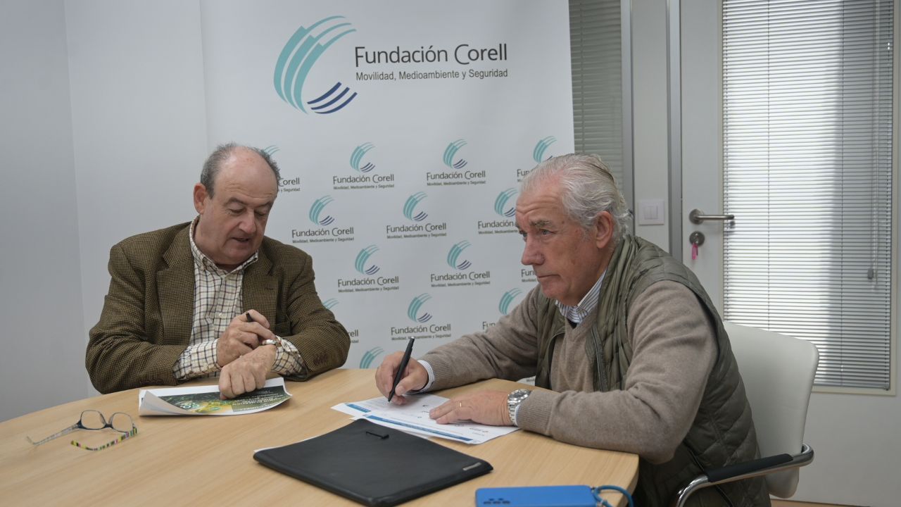Miguel Ángel Ochoa y Javier Carbajo, presidente y vicepresidente del Patronato de la Fundación Corell (Foto: Chema Barroso)