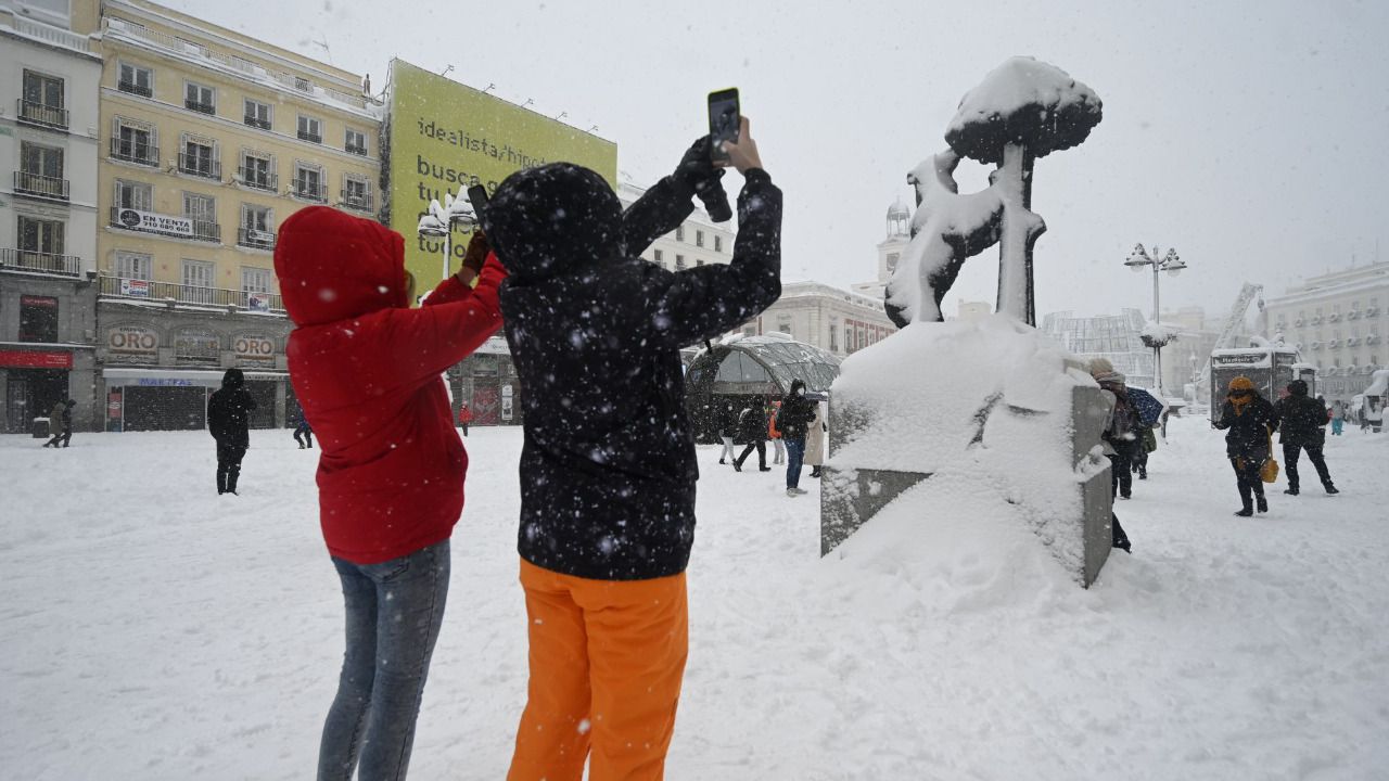 Filomena cubre la capital (Foto: Chema Barroso)