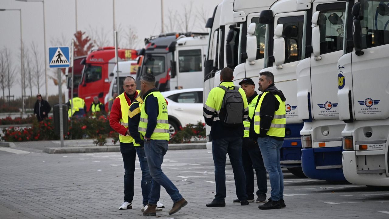 Paros de transportistas durante las movilizacines (Foto: William Criollo)
