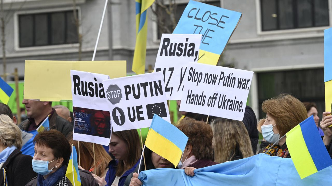 Protesta contra la guerra en Ucrania (Foto: Chema Barroso)