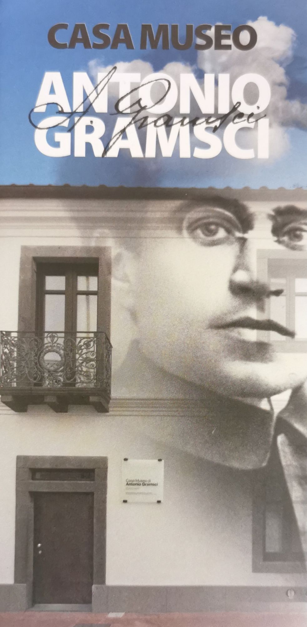 Folleto Casa Museo de Antonio Gramsci.