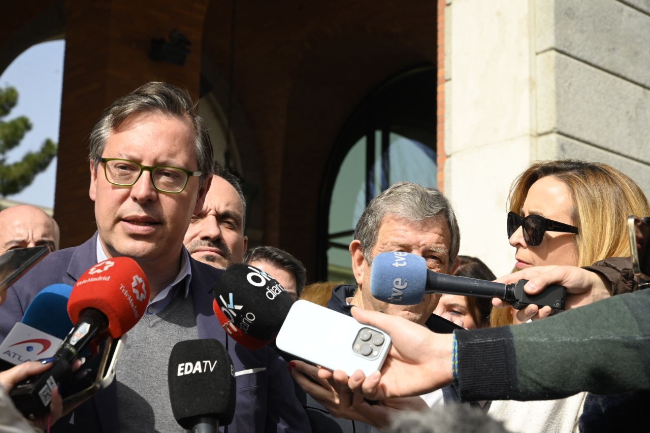 Alfonso Serrano, durante la concentración (Foto: Chema Barroso)