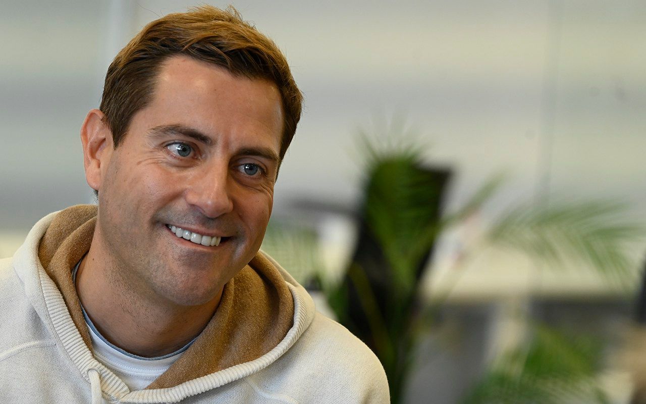 Pablo Fernández, durante la entrevista (Foto: Chema Barroso)