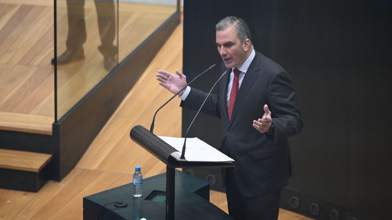 Ortega Smith en el Pleno de Cibeles. Foto: Chema Barroso