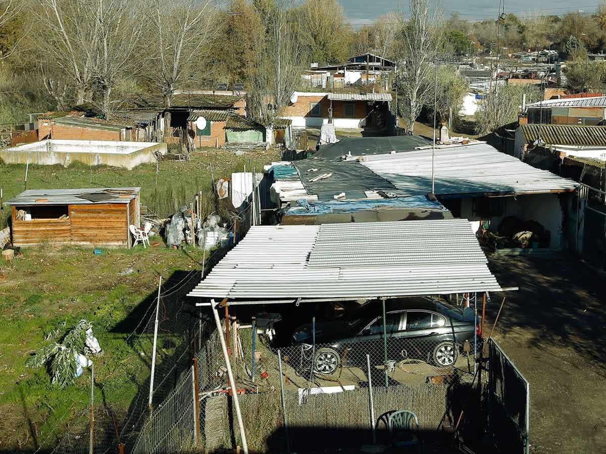 Chabolas en Las Sabinas (Foto: Comunidad de Madrid)