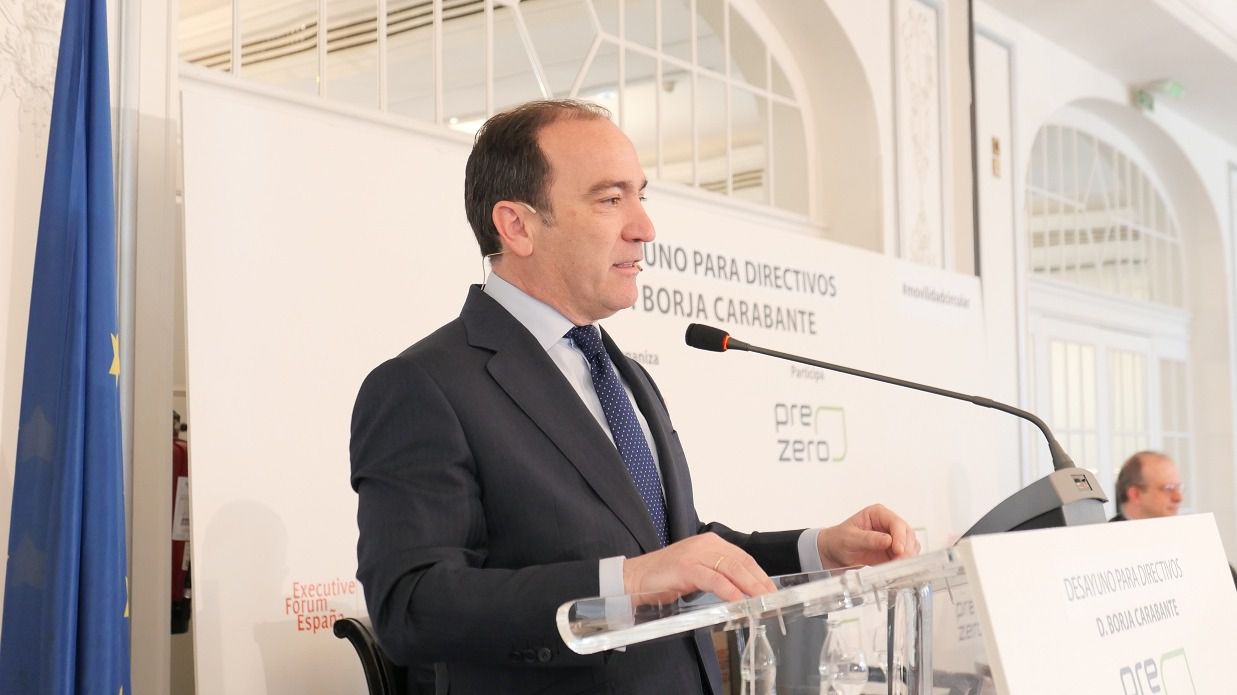 Carabante durante su discurso (Foto: Executive Forum)