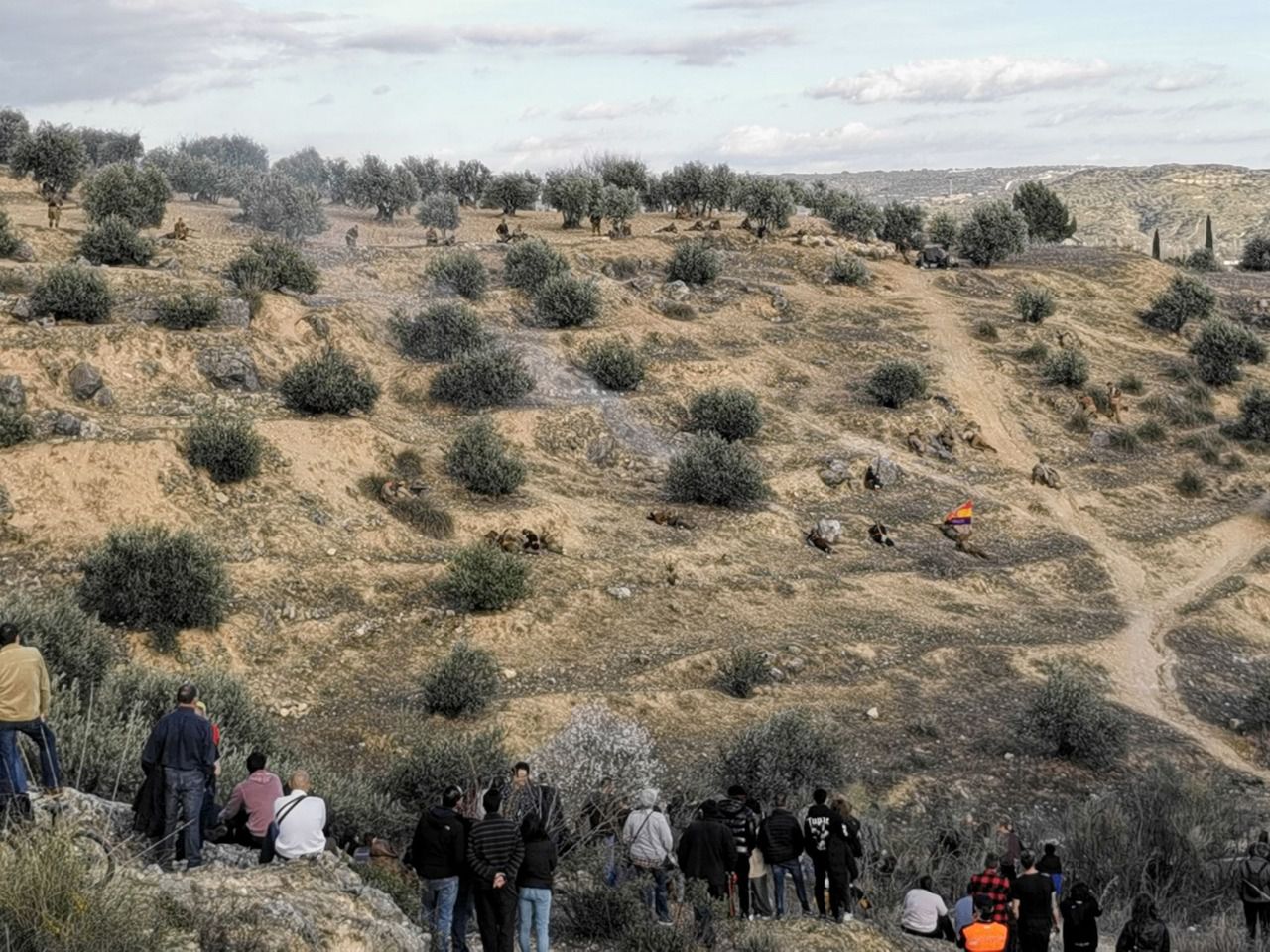 Recreación viviente de la Batalla del Jarama