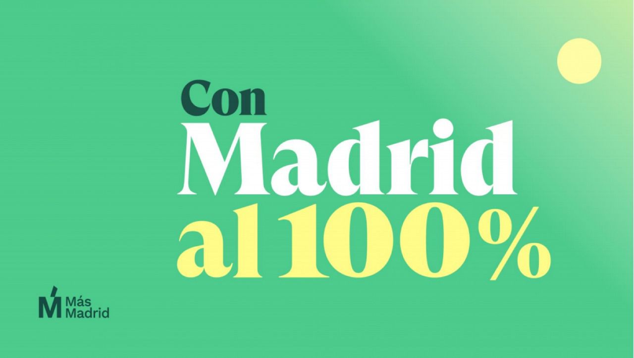 Nuevo color y tipografía (Autor: Más Madrid)