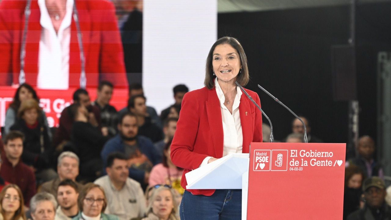 La candidata socialista, Reyes Maroto. Foto: Chema Barroso