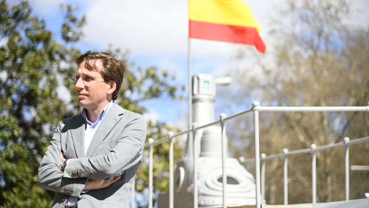 El alcalde y candidato del PP a la reelección, José Luis Martínez-Almeida. Foto: Chema Barroso
